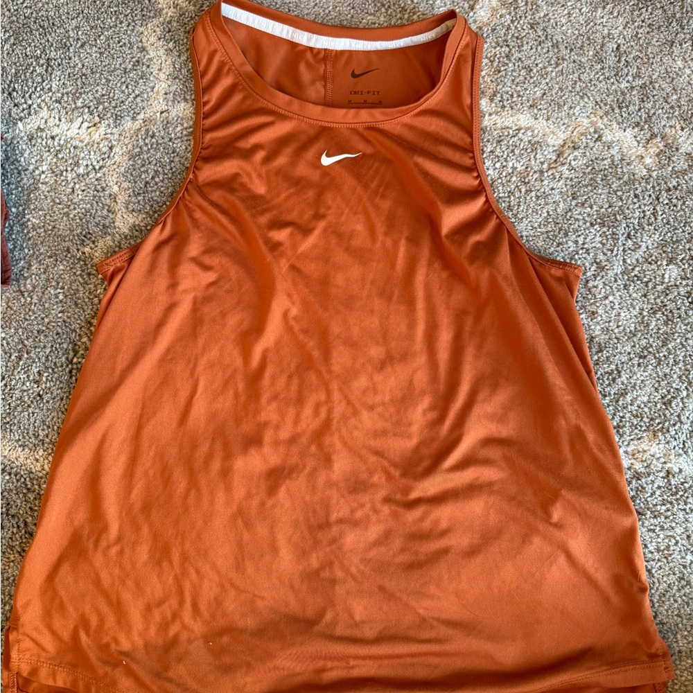 Nike Women’s Dri-FIT Tank Top in Burnt Orange